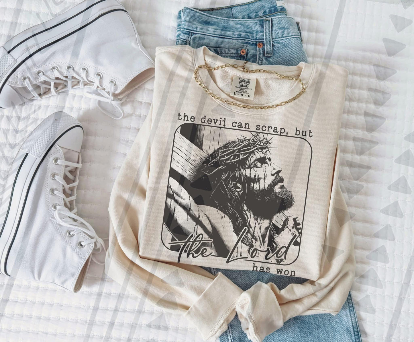 THE DEVIL CAN SCRAP BUT THE LORD HAS WON