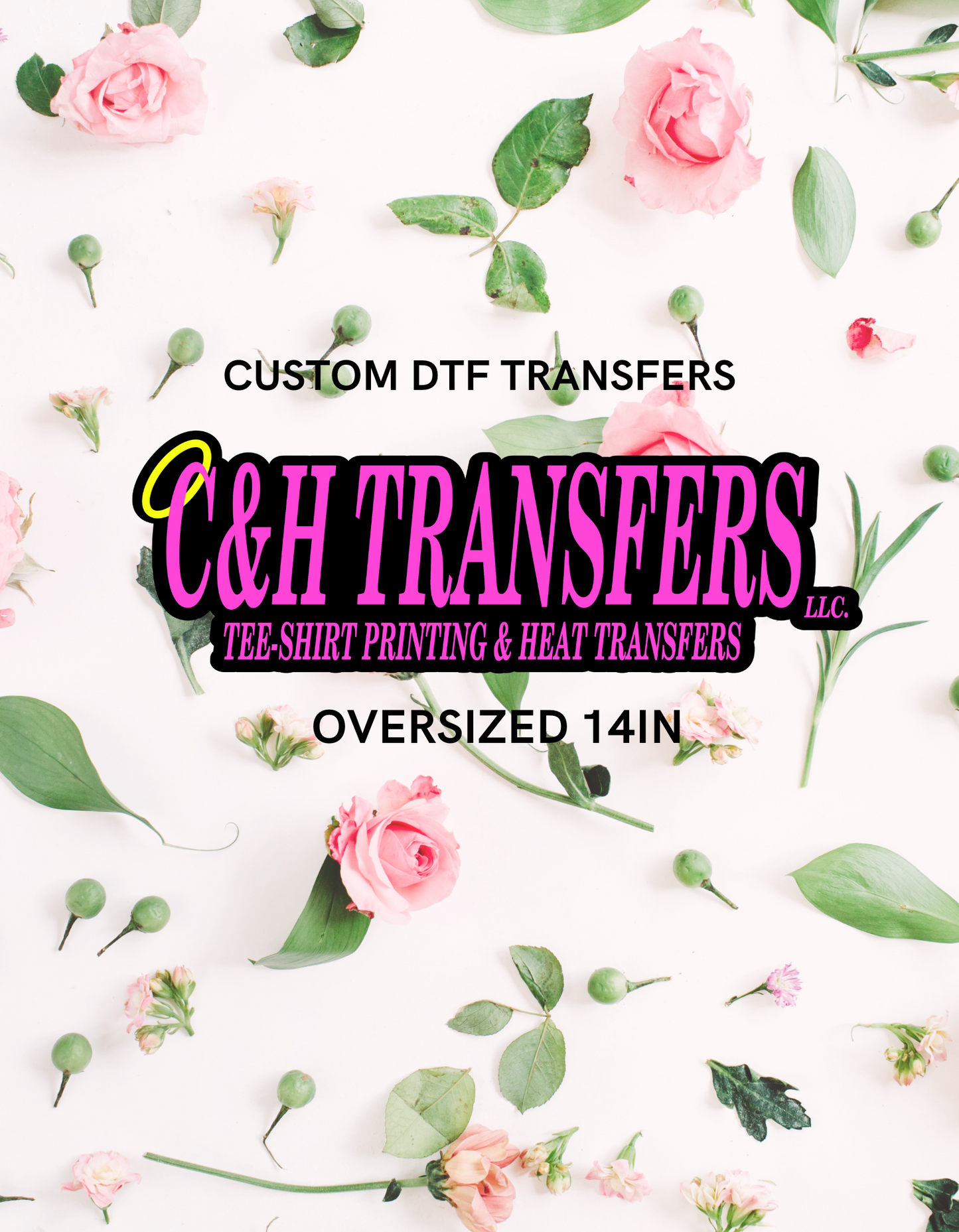 CUSTOM DTF TRANSFER OVERSIZED 14IN