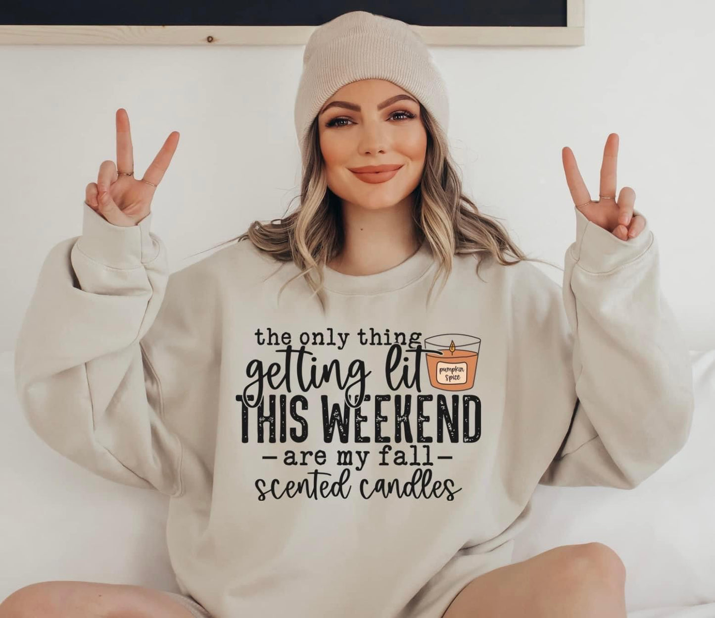 THE ONLY THING GETTING LIT THIS WEEKEND ARE MY FALL SCENTED CANDLES