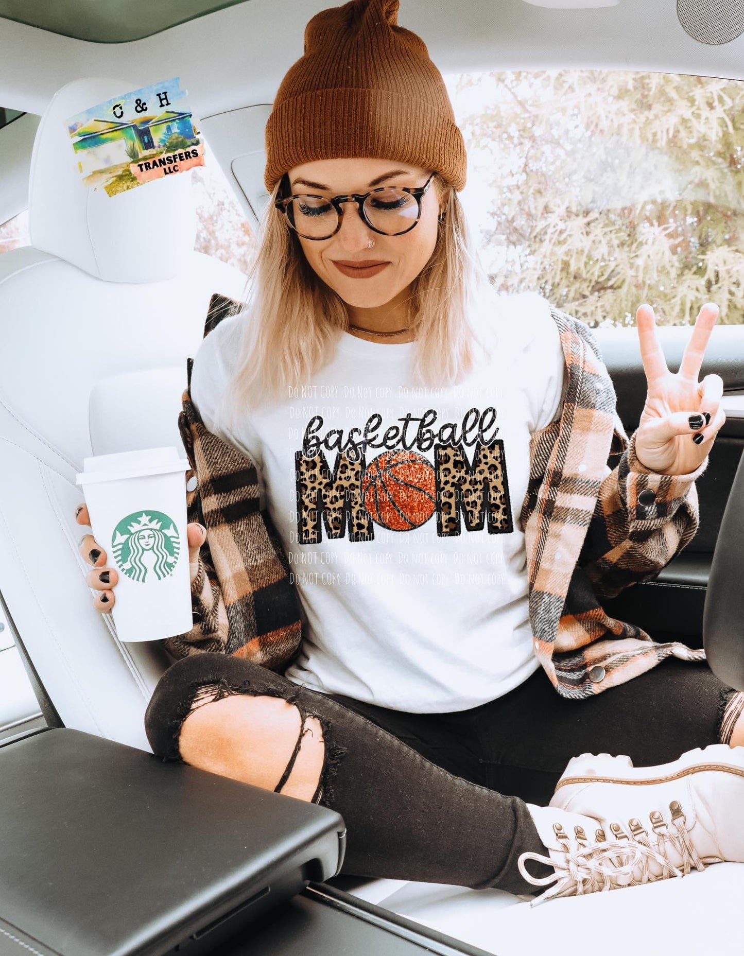 BASKETBALL MOM "FAUX SEQUINS"