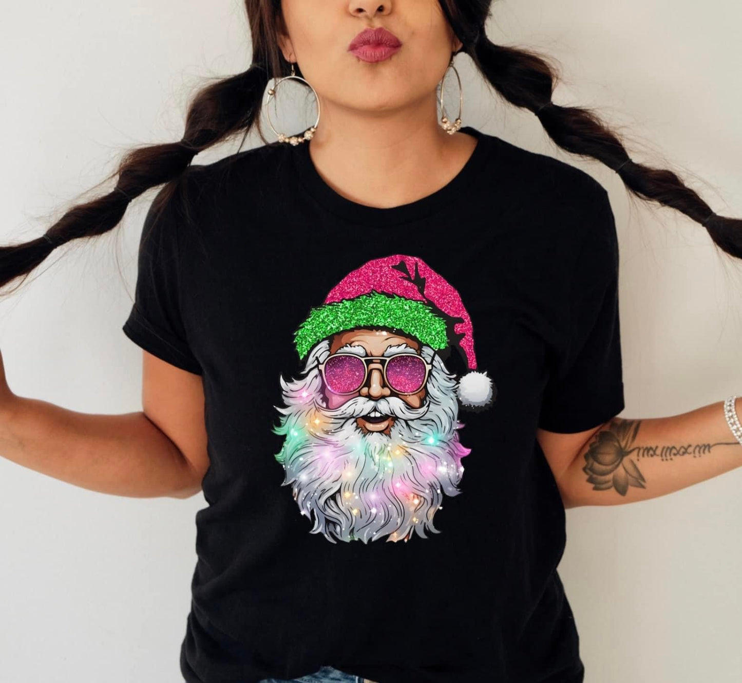 SANTA LIGHTS GLASSES