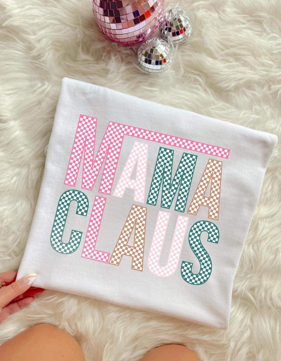 MAMA CLAUS "CHECK PATTERN"