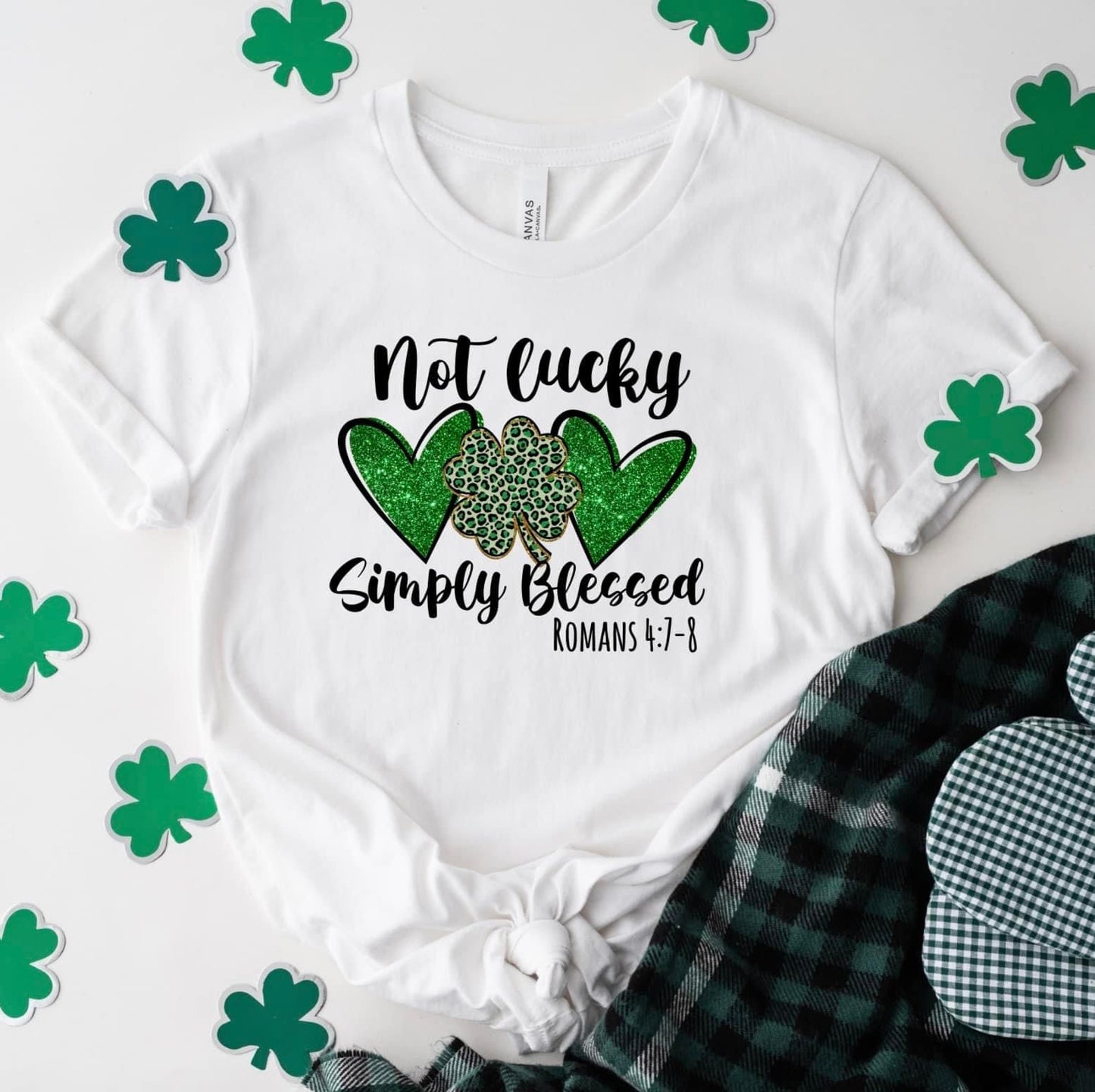 NOT LUCKY SIMPLY BLESSED