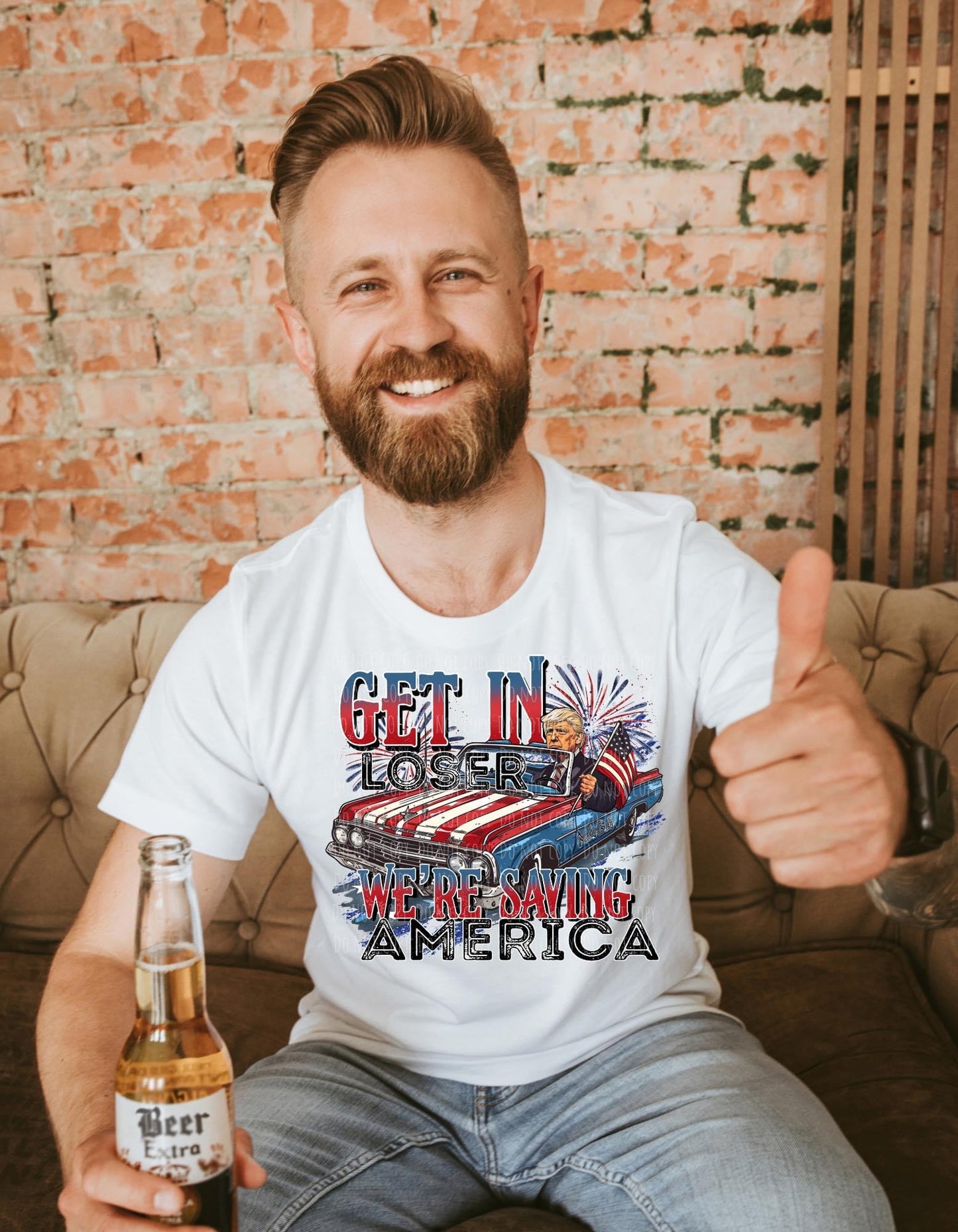 GET IN LOSER WE'RE SAVING AMERICA