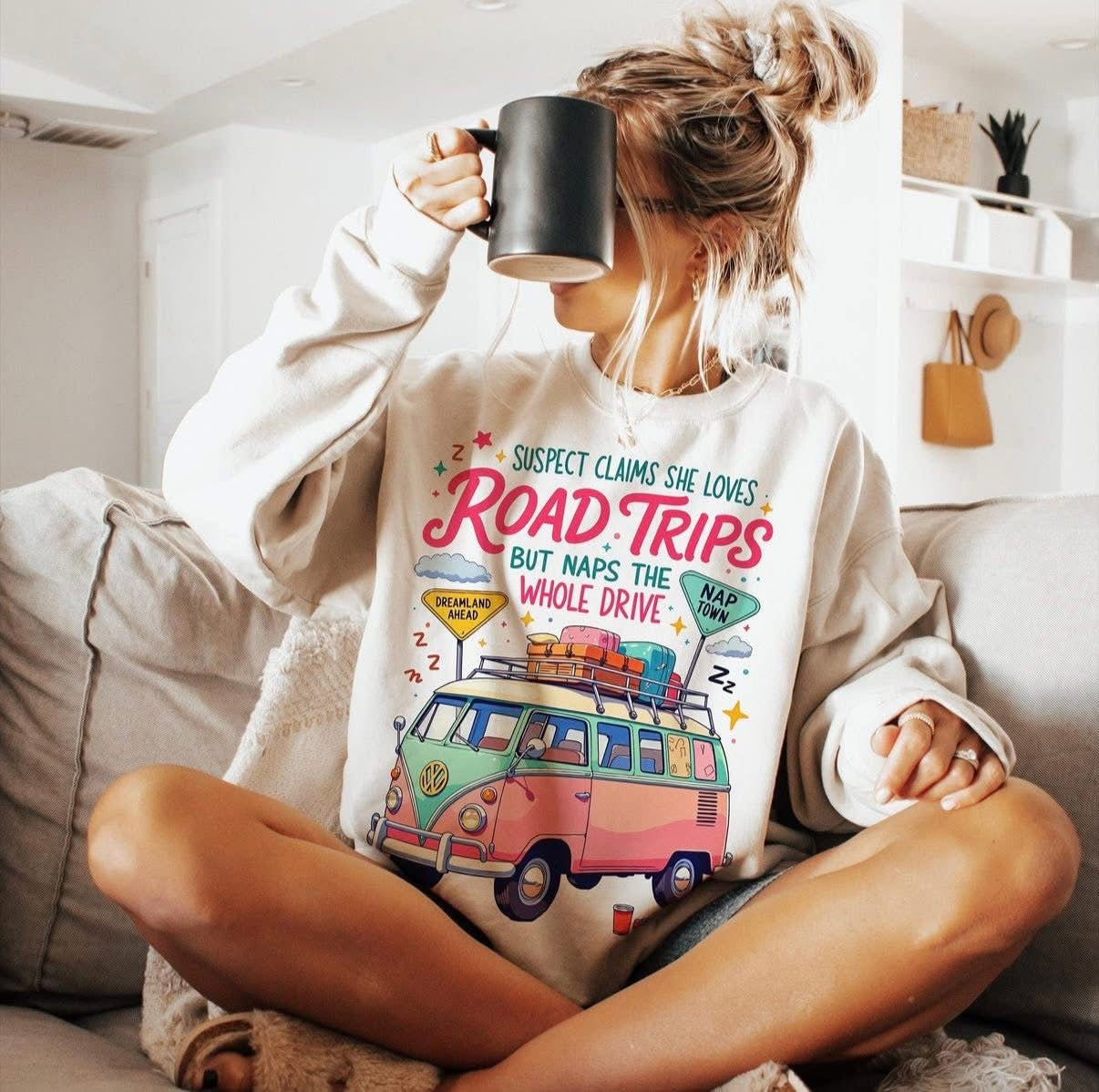 SUSPECT CLAIMS SHE LOVES ROAD TRIPS BUT