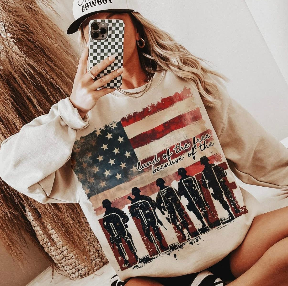 LAND OF THE FREE BECAUSE OF THE BRAVE "FLAG"