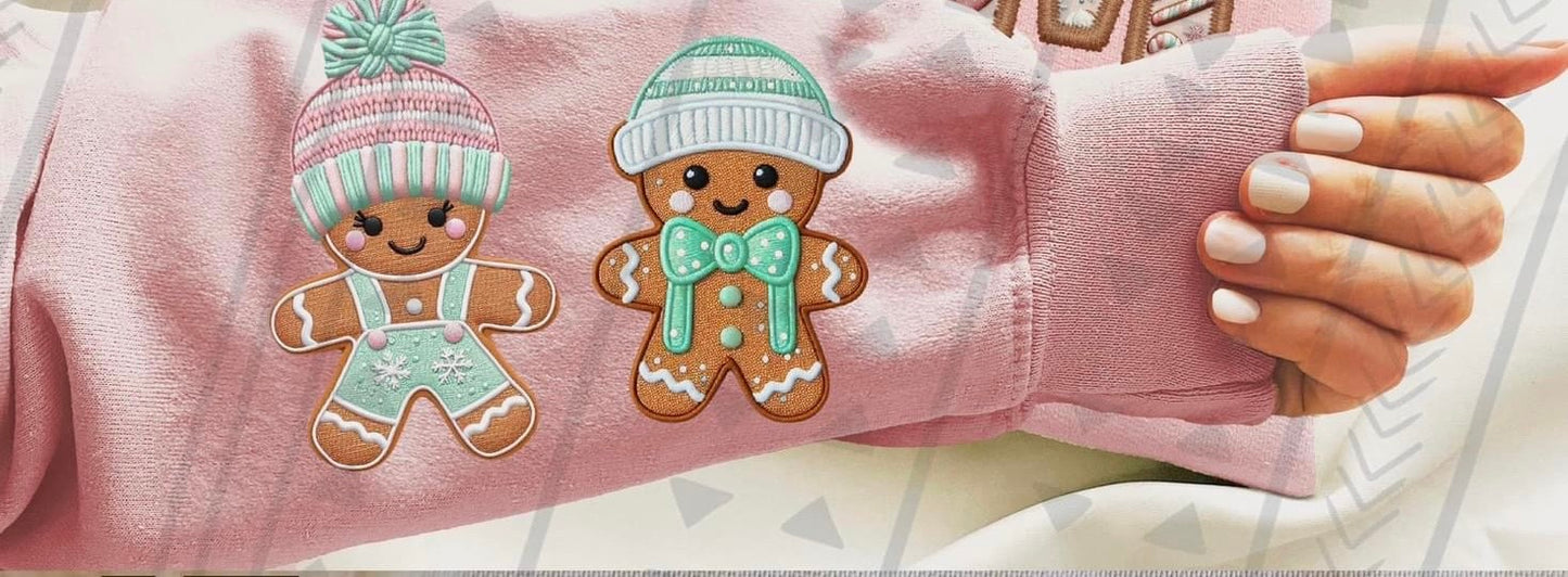 "GINGERBREAD NAMES" "FAUX EMBROIDERY"