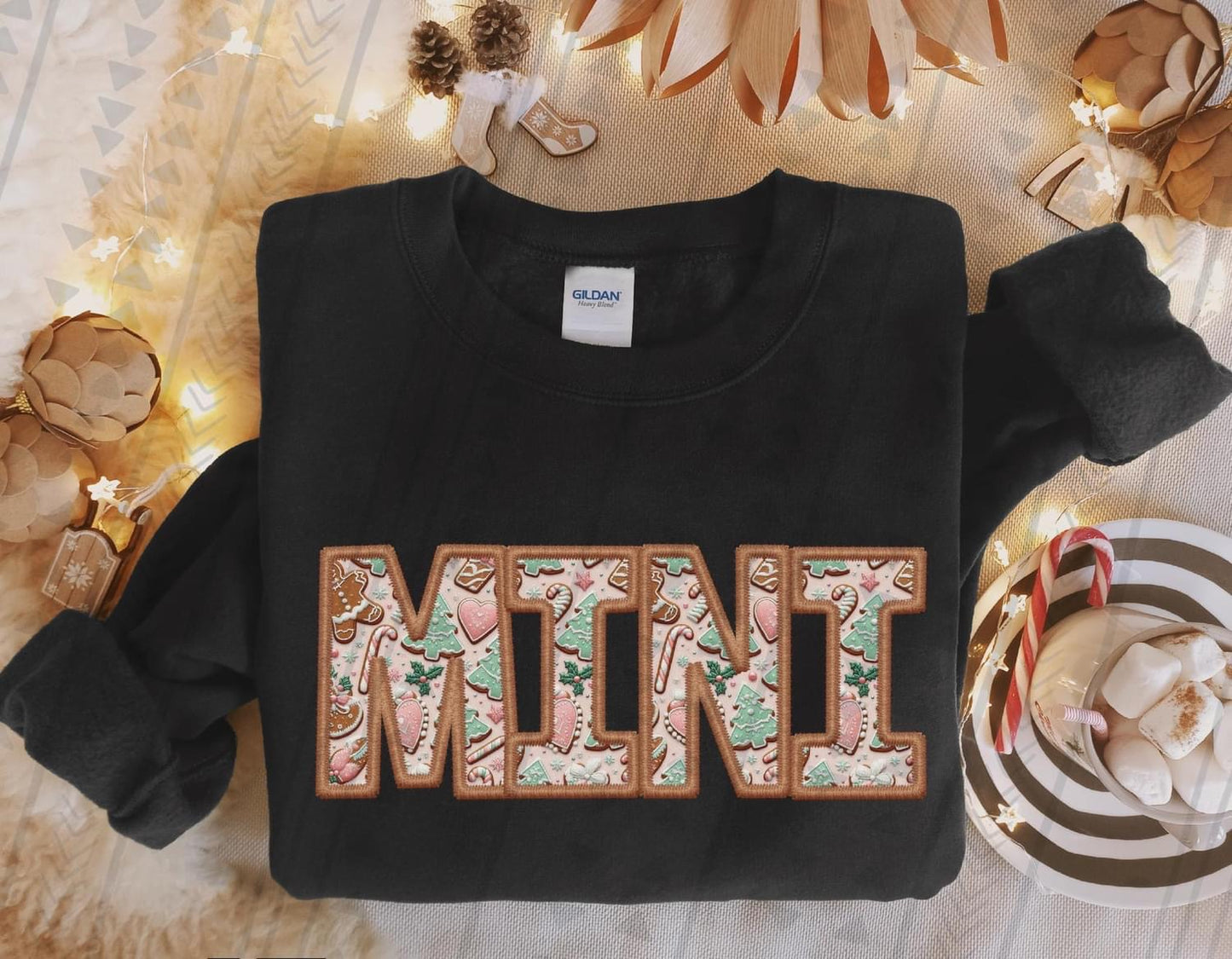 "GINGERBREAD NAMES" "FAUX EMBROIDERY"