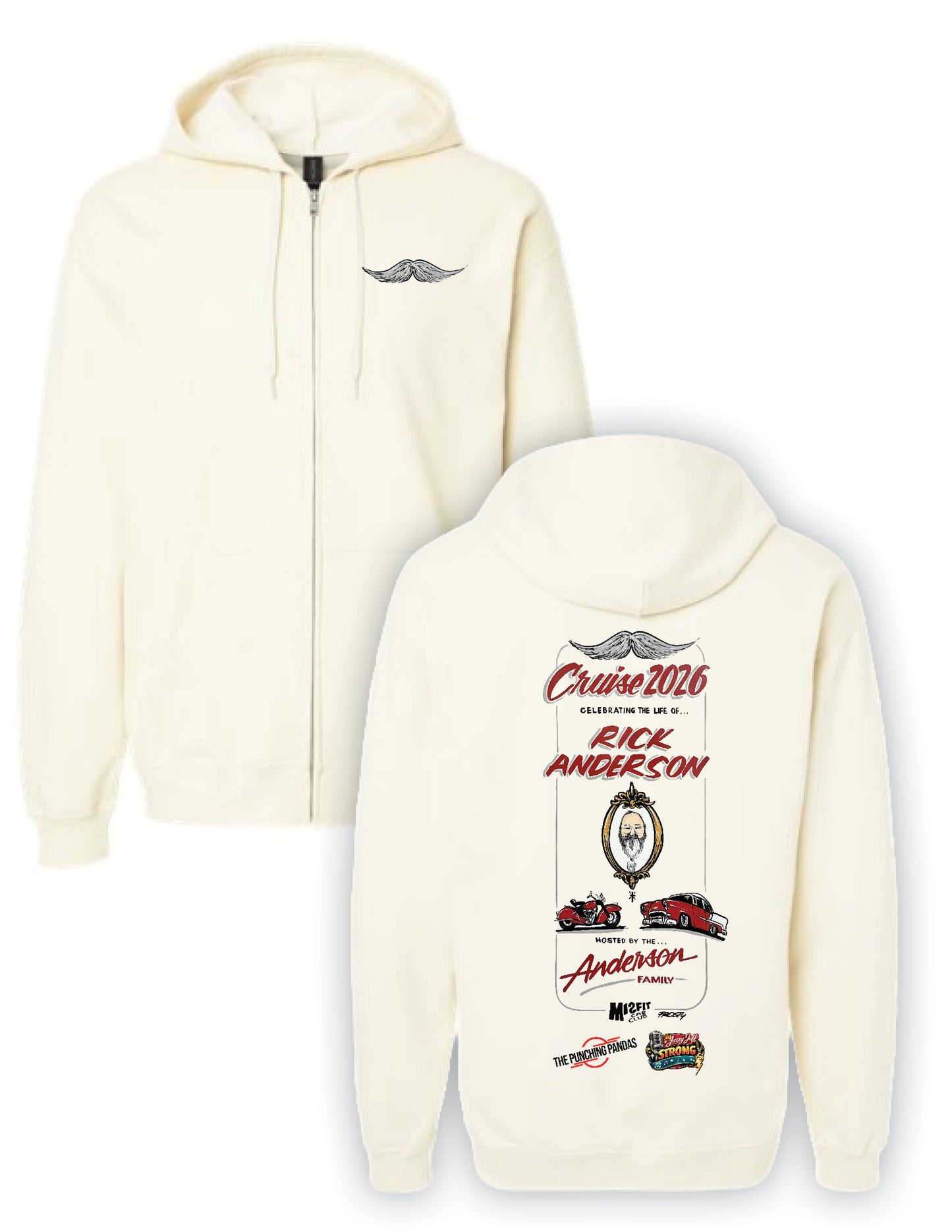 RICK ANDERSON CRUISE ZIP UP HODDIE