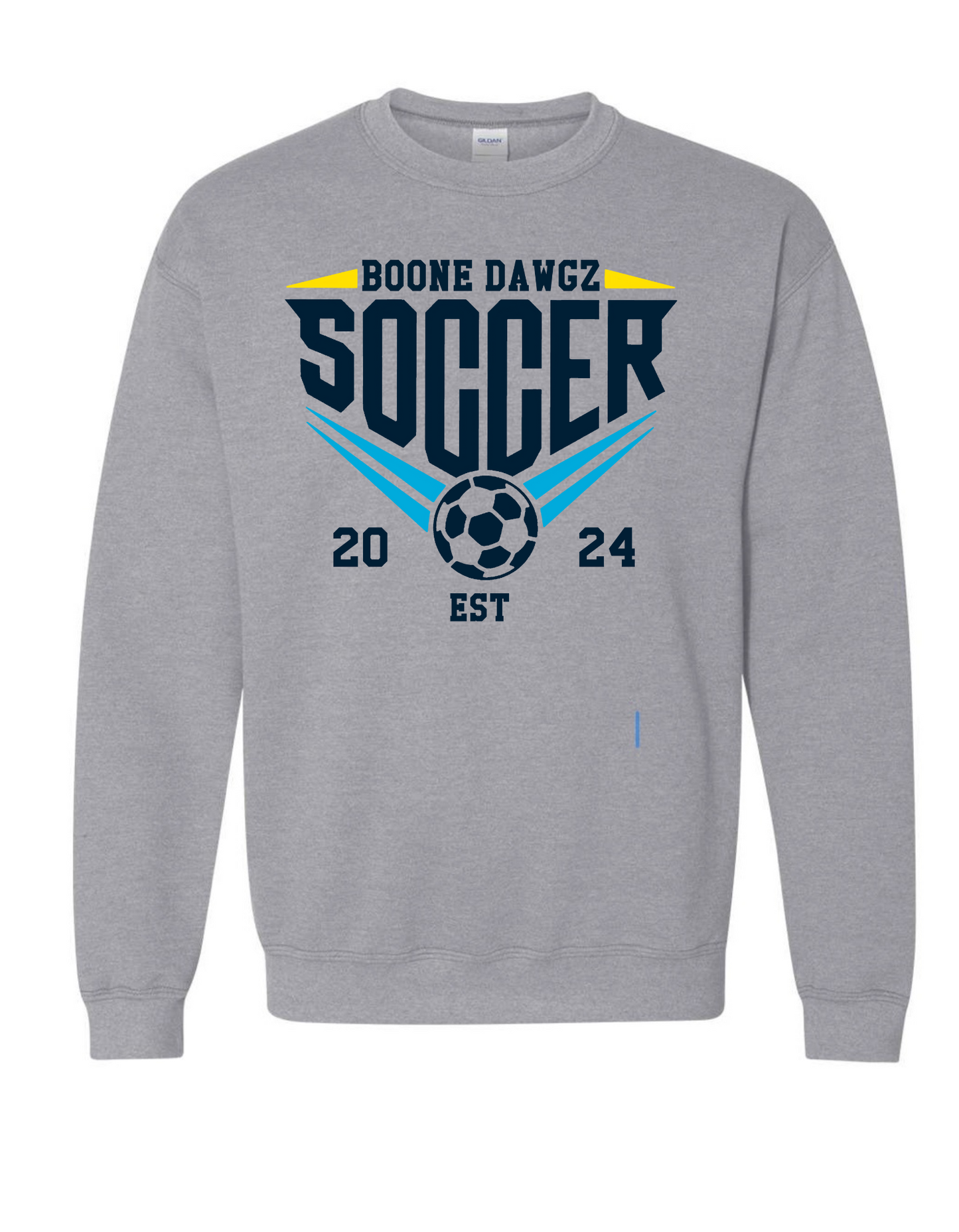 BOONE DAWGZ SOCCER ADULT CREW NECK SWEATSHIRTS