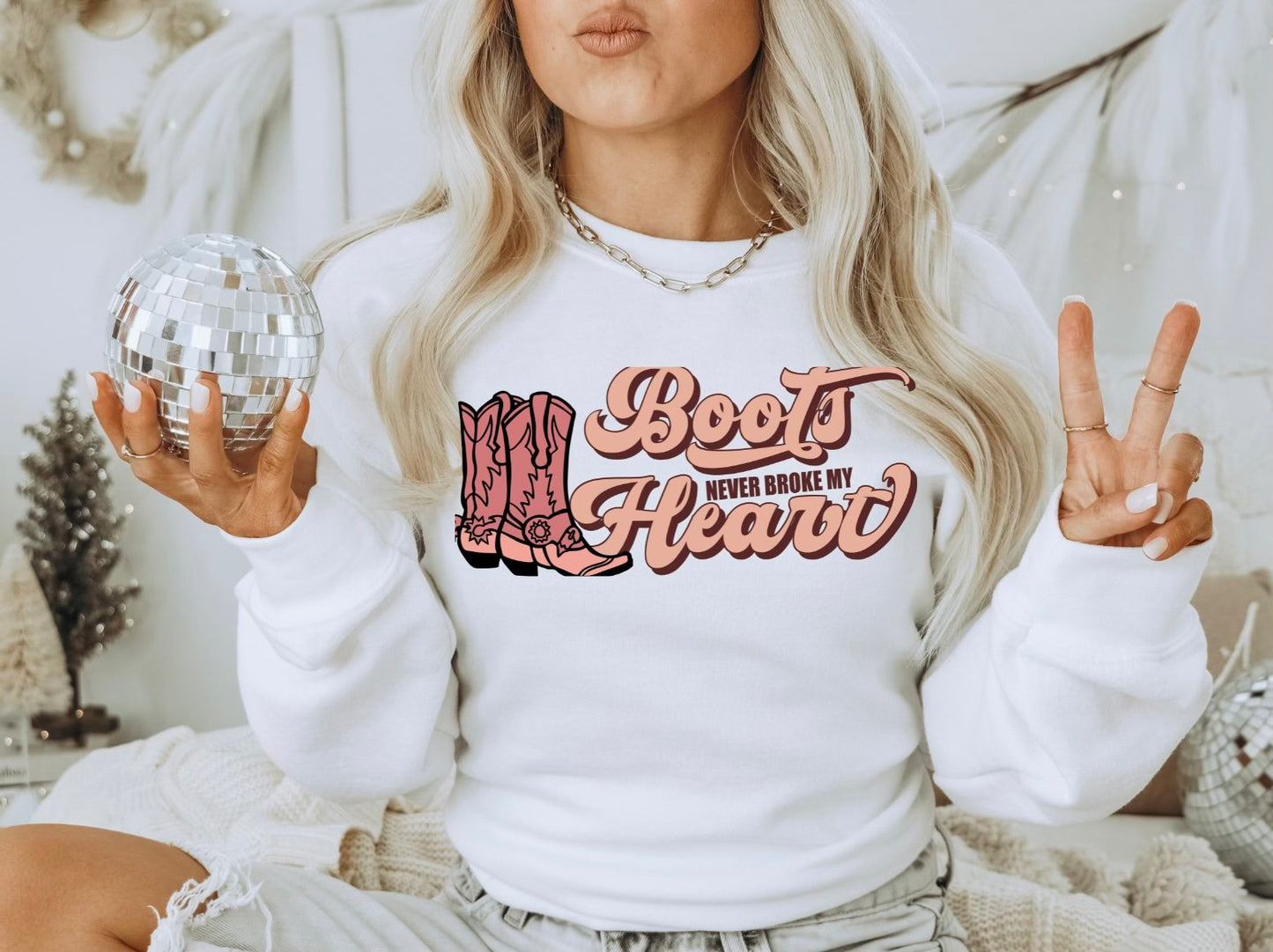 BOOTS NEVER BROKE MY HEART