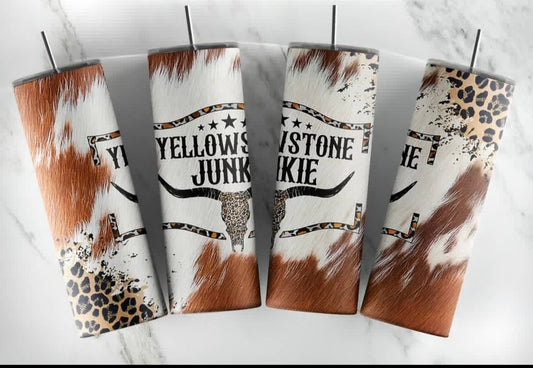 YELLOWSTONE JUNKIE 20oz TUMBLER