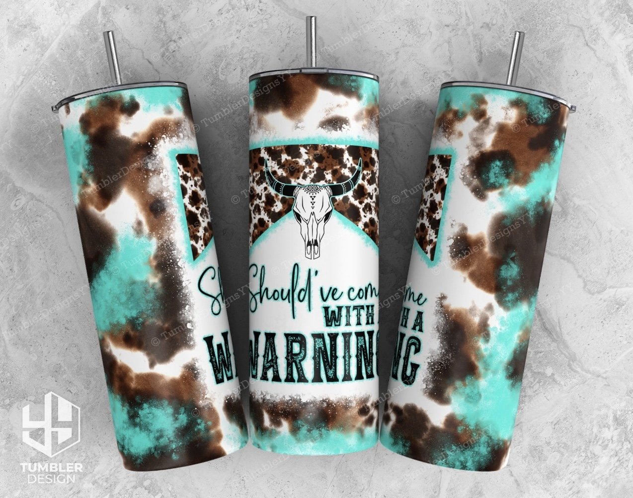 SHOULDA CAME WITH A WARNING 20oz TUMBLER