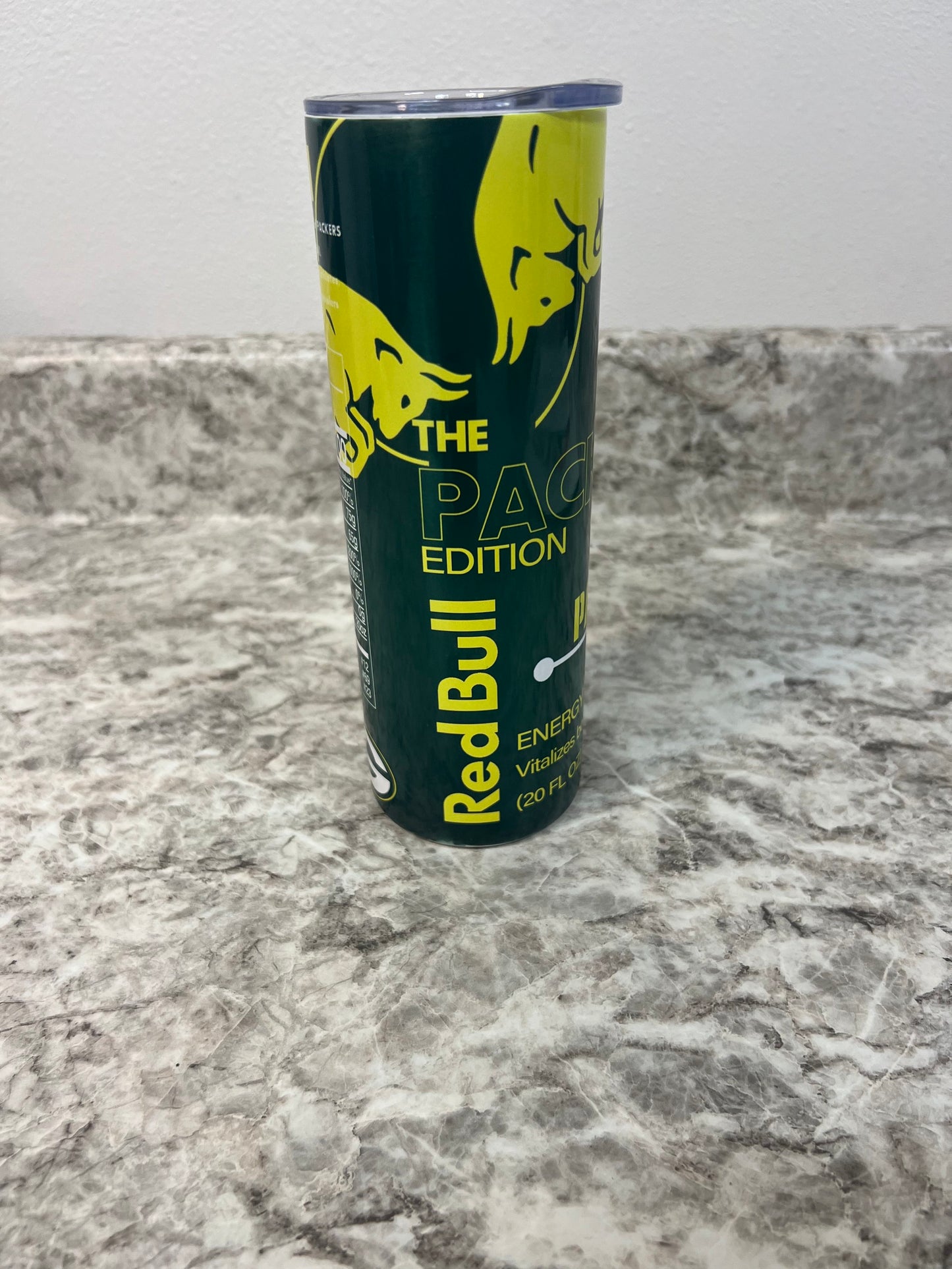 PACKERS RED BULL 20oz TUMBLER