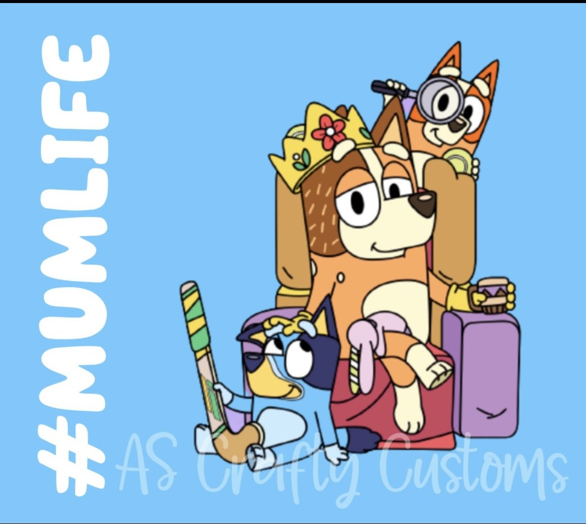 BLUEY MUM LIFE 20oz TUMBLER