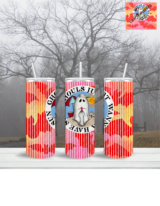 GHOULS JUST WANNA HAVE FUN "TUMBLER"