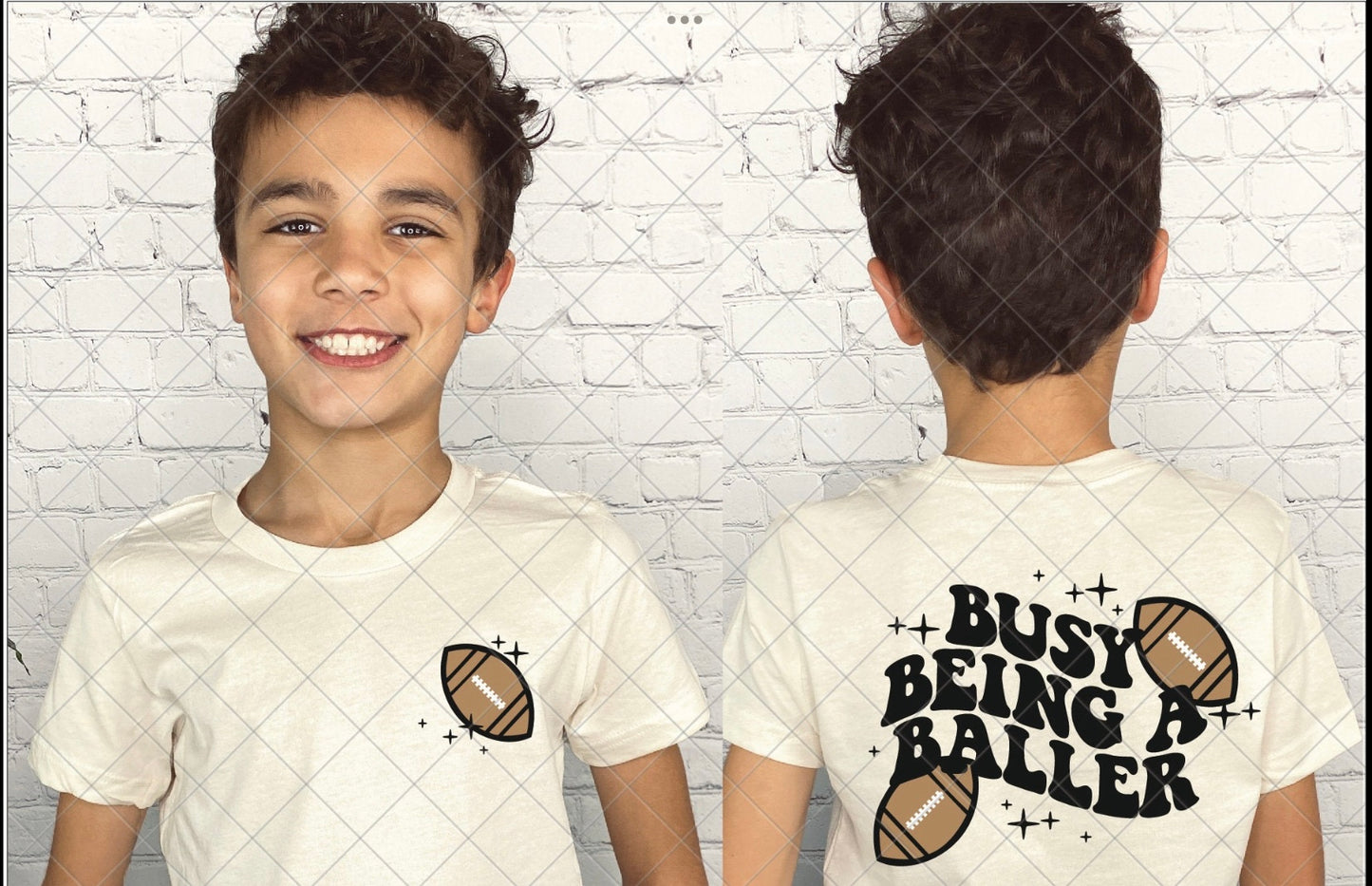 BUSY BEING A BALLER BUNDLE "FOOTBALL"