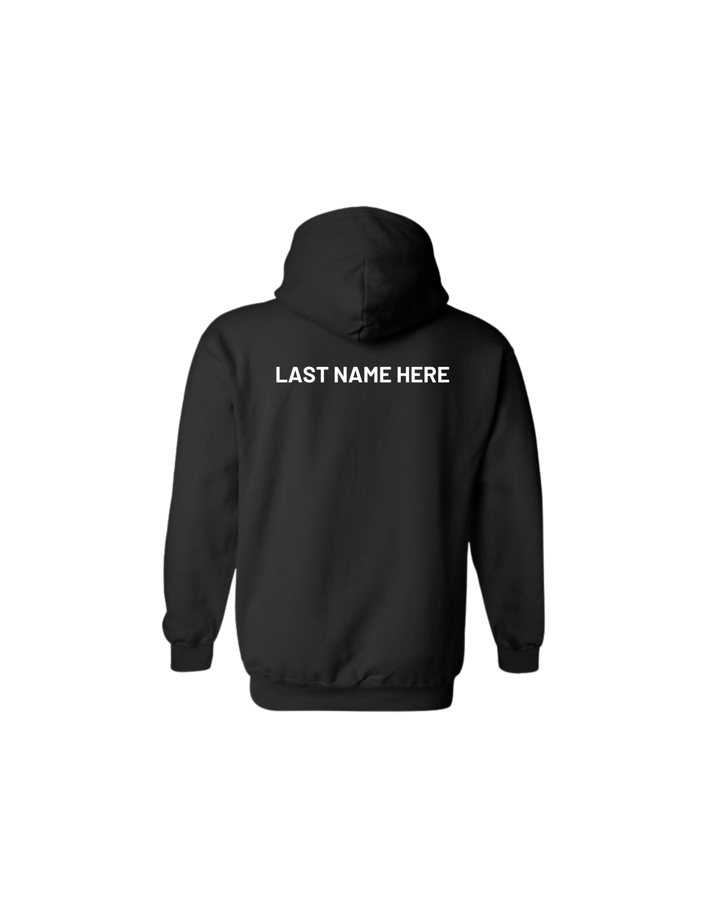 SHIRT OR HOODIE LAST NAME PERSONALIZATION