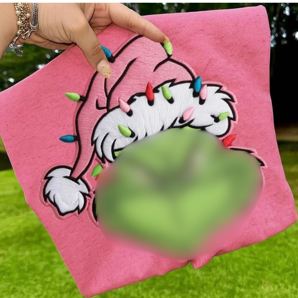 GR PINK "SANTA HAT LIGHTS"