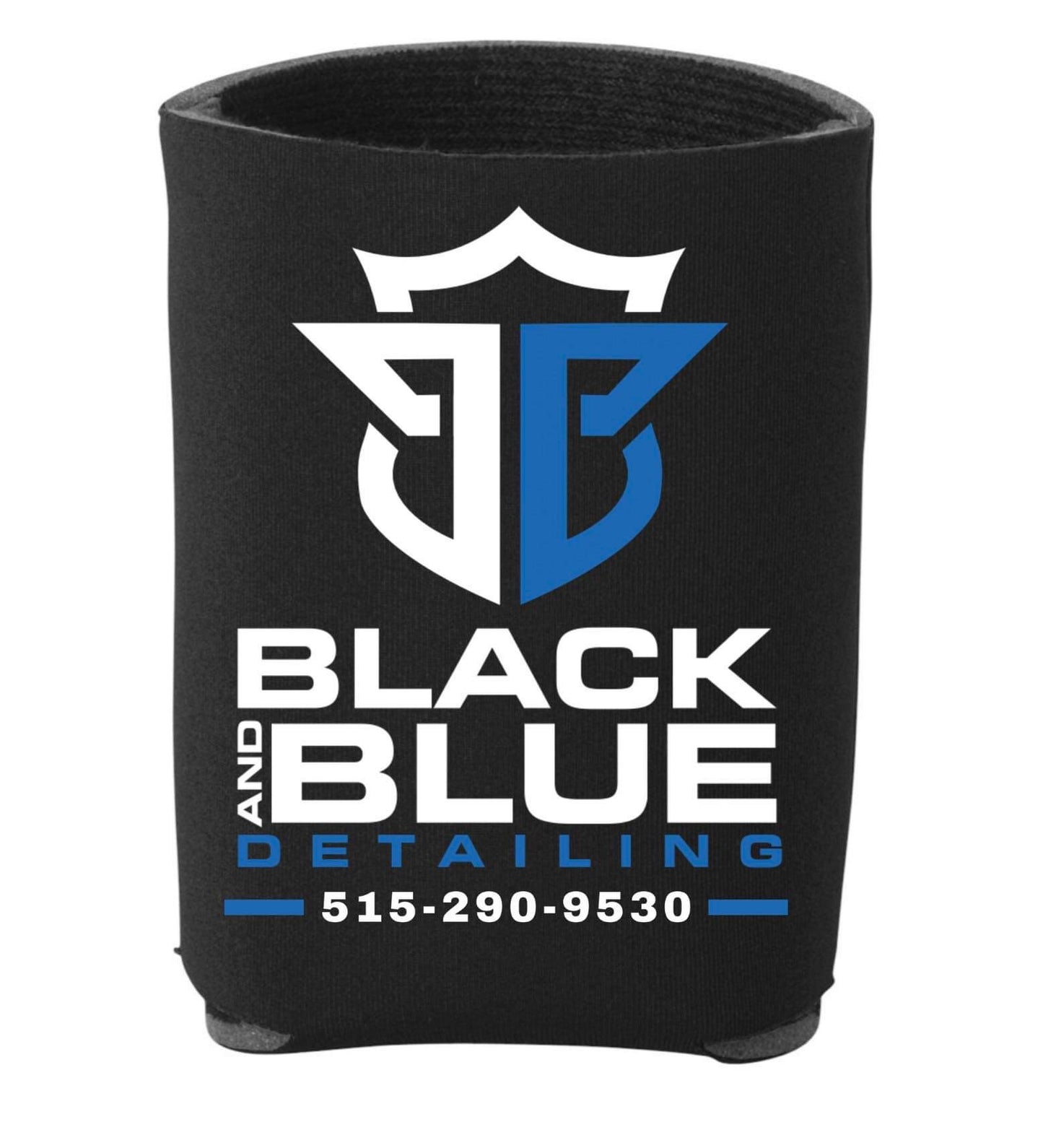 BLACK & BLUE DETAILING KOOZIE