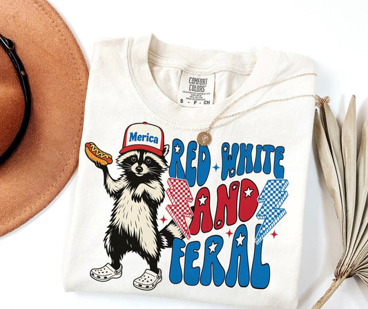 RED WHITE & FERAL