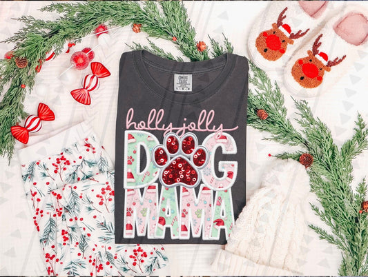 HOLLY JOLLY DOG MAMA