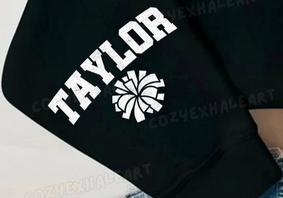 CHEER MOM "CUSTOM KIDS NAME SLEEVE"