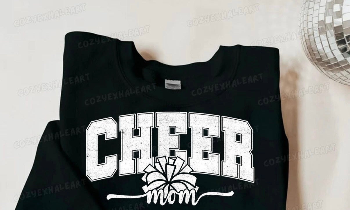 CHEER MOM "CUSTOM KIDS NAME SLEEVE"