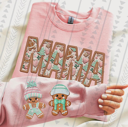 "GINGERBREAD NAMES" "FAUX EMBROIDERY"