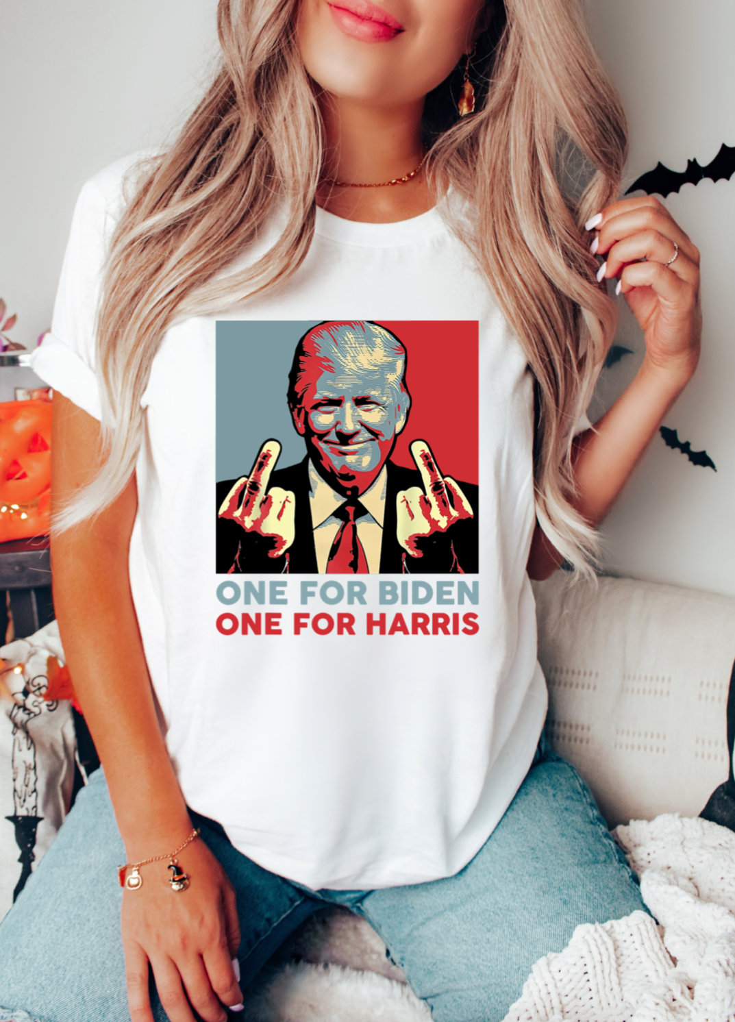 One for Biden one for Harris